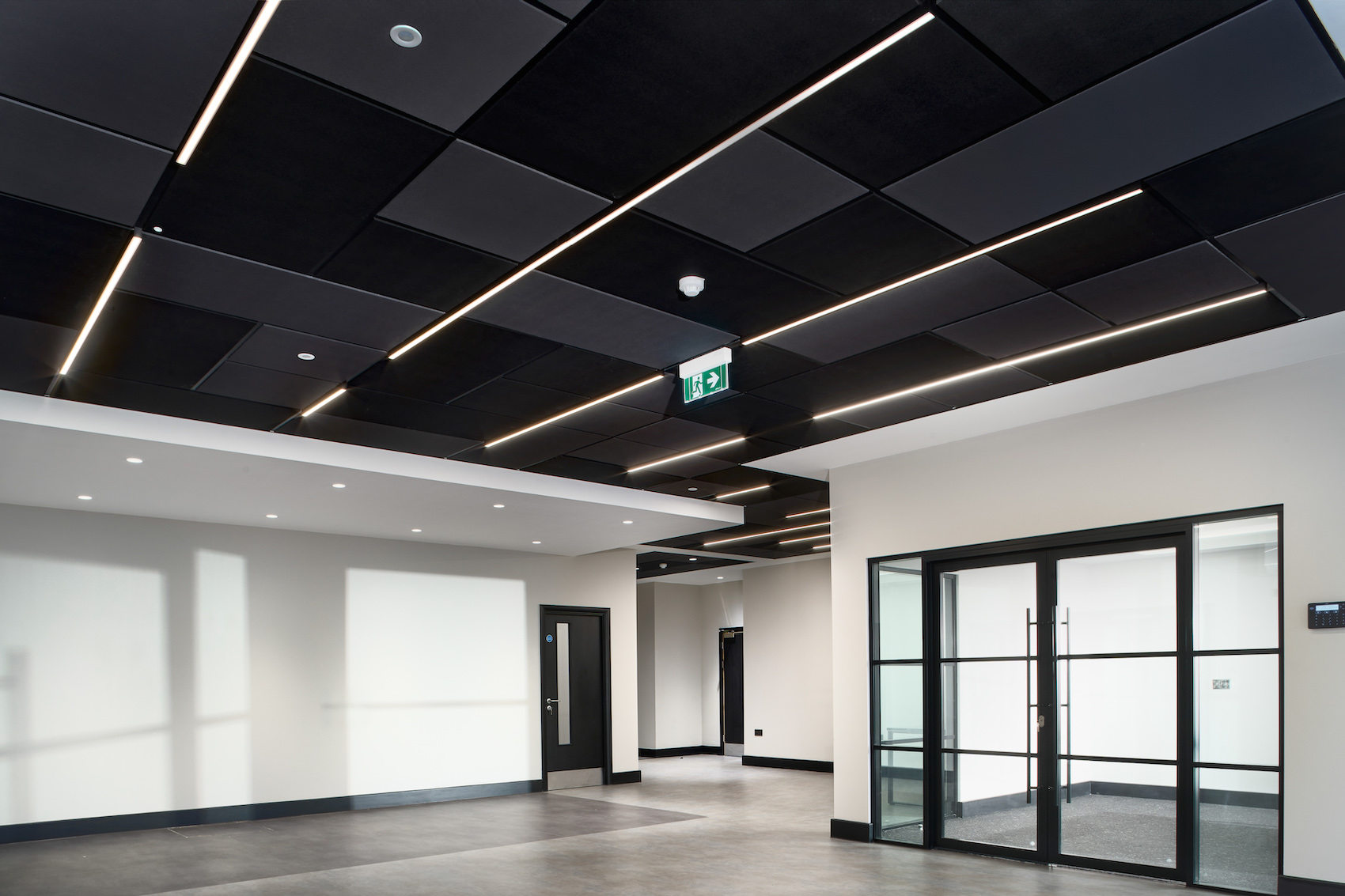 Zentia’s Nexus ceiling system is used to striking effect at Templeman Retailing’s Northumberland office