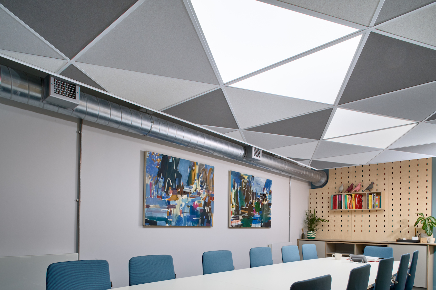 Zentia provides a new angle on ceiling design at Manchester’s Material Source Studio